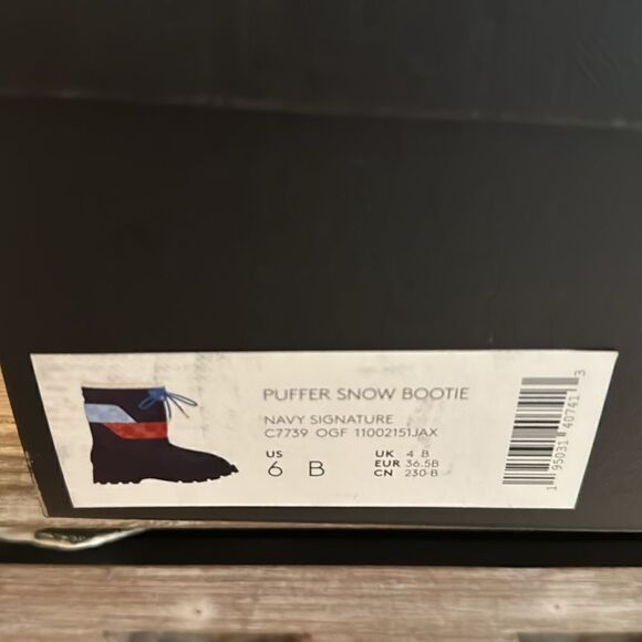 Coach Puffer Snow Boot- Navy Signature- Size 6 B- NIB - Picture 7 of 7